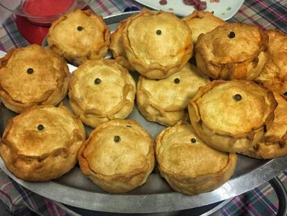 Típicas panades de Mallorca.