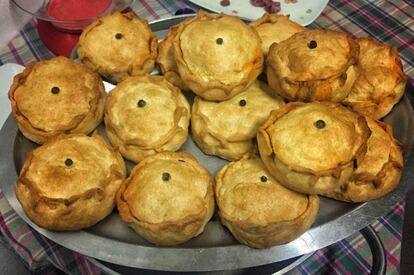 Típicas panades de Mallorca.