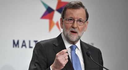 Mariano Rajoy, na passada sexta-feira em Malta.