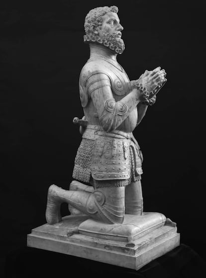 Estatua orante de don Alonso de Mera, obra de Juan de Montejo (1594).