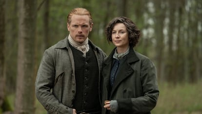 Protagonistas de la serie Outlander