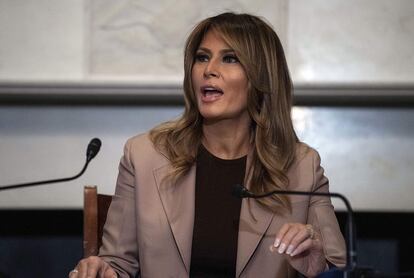 Melania Trump habla por primera vez para los Congresistas.