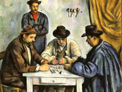 'Los jugadores de naipes', de Paul Cézanne (1890-1892).