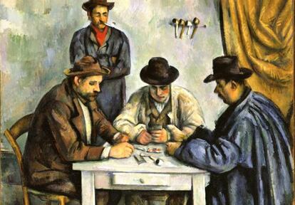 'Los jugadores de naipes', de Paul Cézanne (1890-1892).