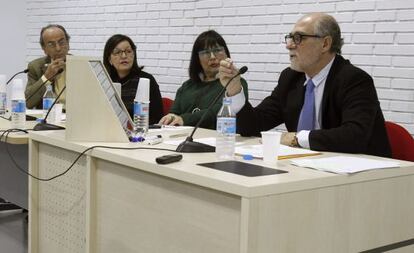 De izquierda a derecha Santiago Dexeus, Pilar Mart&iacute;nez-Ten, Eudoxia Gay y Javier Mart&iacute;nez-Salme&aacute;n. 