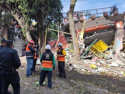 Explosión de una vivienda en Tlalpan, Ciudad de México