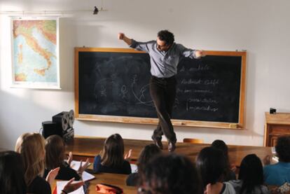 Stefano Accorsi, en una escena de la película <i>Silencio de amor</i>.