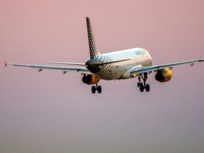 Un avión de Vueling.