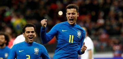 Coutinho, ejemplo de la reforma de la UEFA, con Brasil.