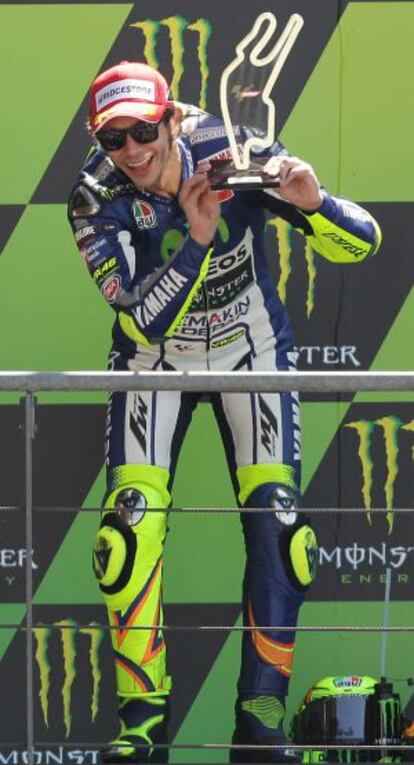 Rossi, segundo en Le Mans este domingo.