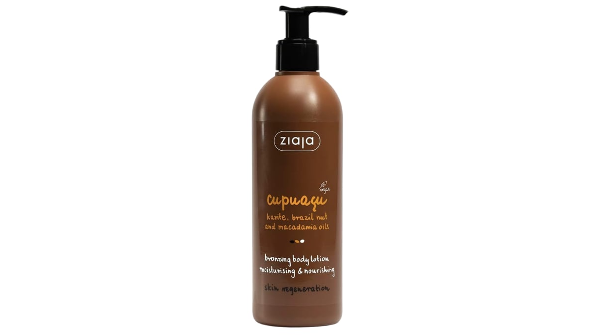 Loción bronceadora Ziaja.