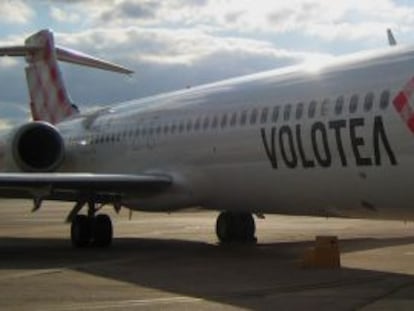 Uno de los aviones de la flota de Volotea.