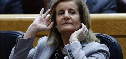 La ministra de Empleo y Seguridad Social , F&aacute;tima B&aacute;&ntilde;ez. 