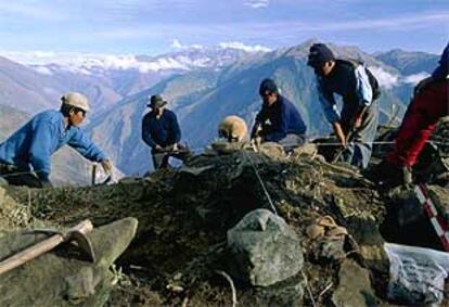 Imagen de la expedición de la National Geographic Society en Corihuayrachina.