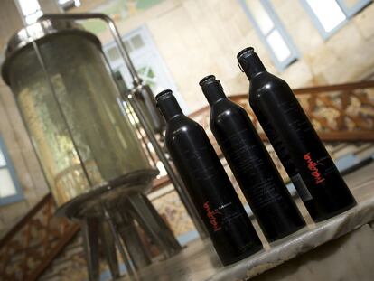 Manantial de Verín del que Cabreiroá extrae a 3.000 metros de profundidad el agua que luego vende en botellas de aluminio.