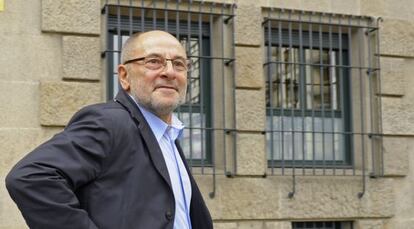 El exalcalde ourensano Francisco Rodríguez, en los juzgados.
