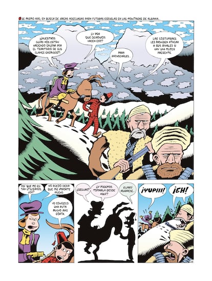 La escritora Rose Wilder Lane, dibujada en 'Credo' por Peter Bagge.