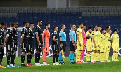 Qarabag y Villarreal forman en el partido de la primera vuelta jugada en Estambul el 29 de octubre.