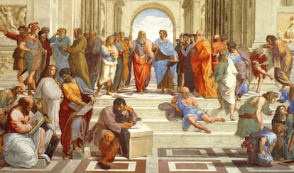 'La escuela de Atenas', 1509-1511. Raphael Sanzio