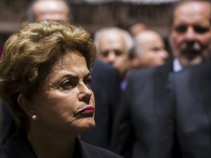 Rousseff durante evento em Nova York.