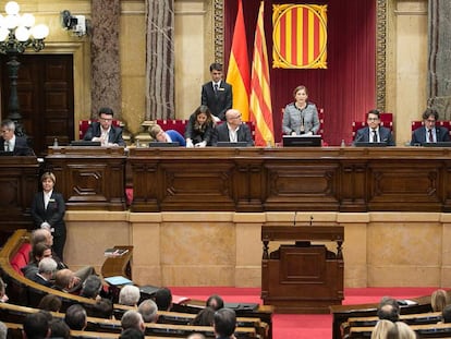 El Parlament de Catalunya.