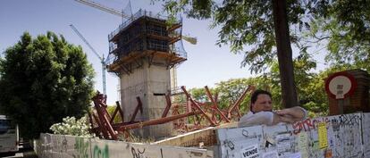 Estado actual de las obras de la biblioteca de la Universidad de Sevilla.