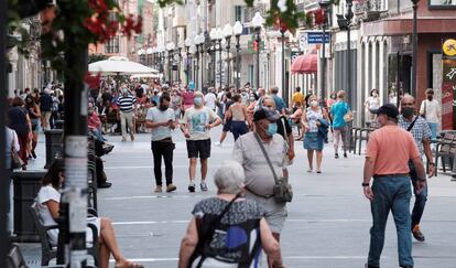 Calle comercial en Las Palmas de Gran Canaria