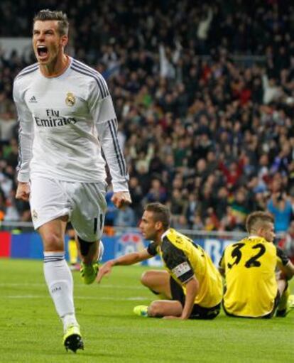 Bale celebra su primer tanto