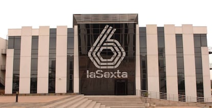 Sede de laSexta, en Madrid, una de las televisiones del grupo Atresmedia.
