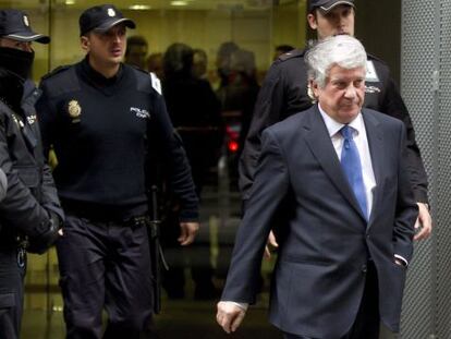El exconsejero de Bankia Arturo Fern&aacute;ndez, a su salida de la Audiencia Nacional