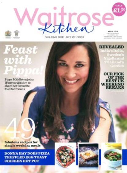 La portada de la revista de abril de Waitrose.