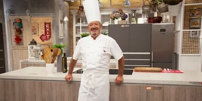 Karlos Arguiñano en su programa de cocina de Antena 3.