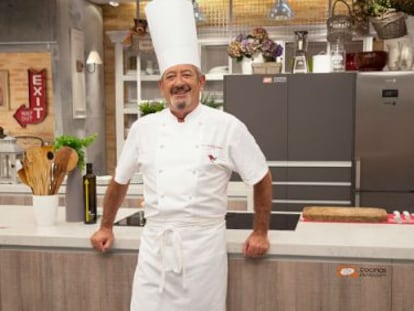 Karlos Arguiñano en su programa de cocina de Antena 3.
