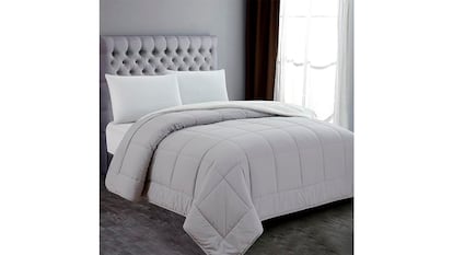 Colcha de invierno sobre fondo blanco.