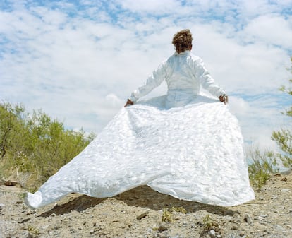 Saúl Armendáriz, Cassandro, fotografiado en El Paso (Texas) en 2018.