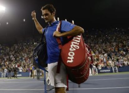 Federer se despide de Flushing Meadows.