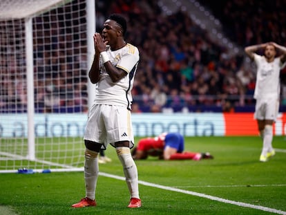 Vinicius, en un momento del partido.