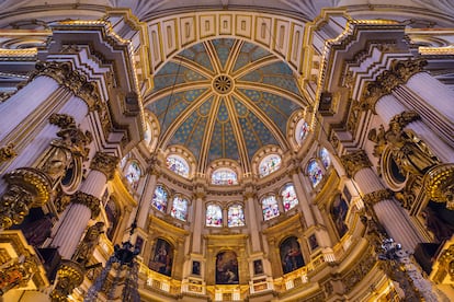 Cúpula de la catedral de Granada o catedral de la Anunciación. 