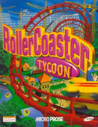 Portada de 'RollerCoaster Tycoon', una de las sagas más populares de Frontier Development.