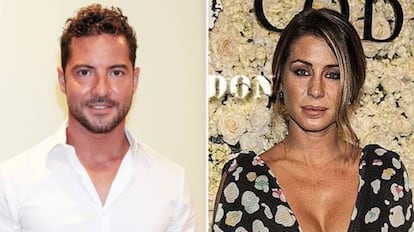 El cantante español David Bisbal y la diseñadora Elena Tablada.