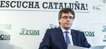 El presidente de la Generalitat, Carles Puigdemont.