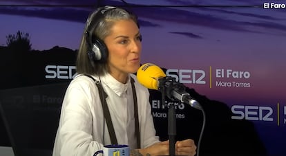 La Mari de Chambao, durante la entrevista en ‘El Faro’ de Mara Torres.