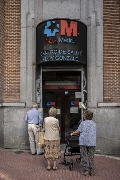 El centro de salud de Eloy Gonzalo, en Chamberí.