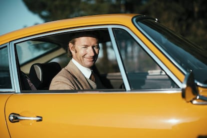 Simon Kidston en un Porsche Carrera 911 de 1973.