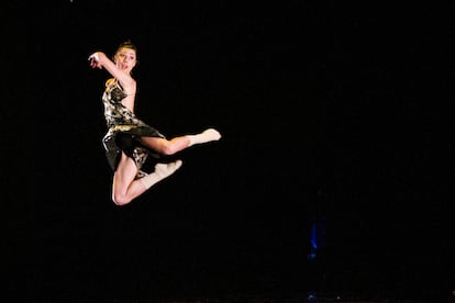 Una bailarina de la compañía de Blanca Li, durante una actuación en Granada.