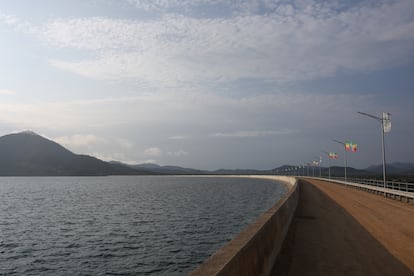 Inauguración de la megapresa hidroeléctrica en Etiopía, este martes.