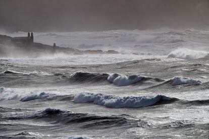 Temporal en Muxia (A Coruña).