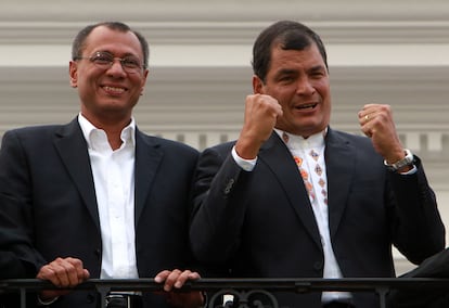 Rafael Correa y Jorge Glass