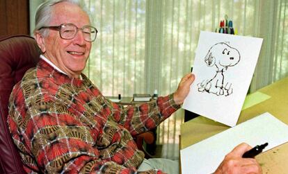 Charles Schulz, creador de Carlitos y Snoopy.