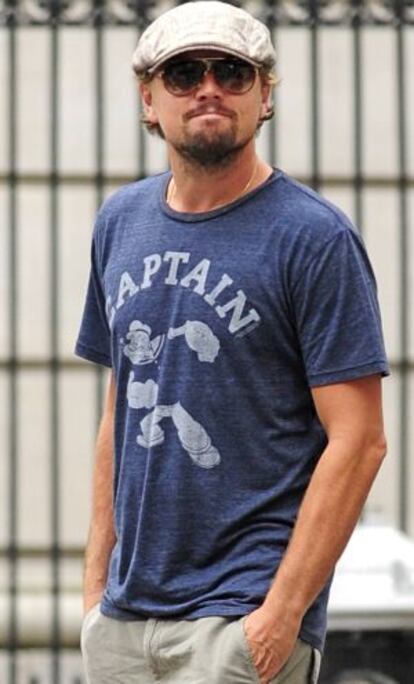 Leonardo DiCaprio, en una calle de Nueva York.